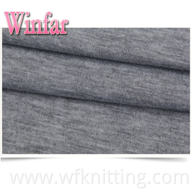 Polyester Melange Knit Fabric